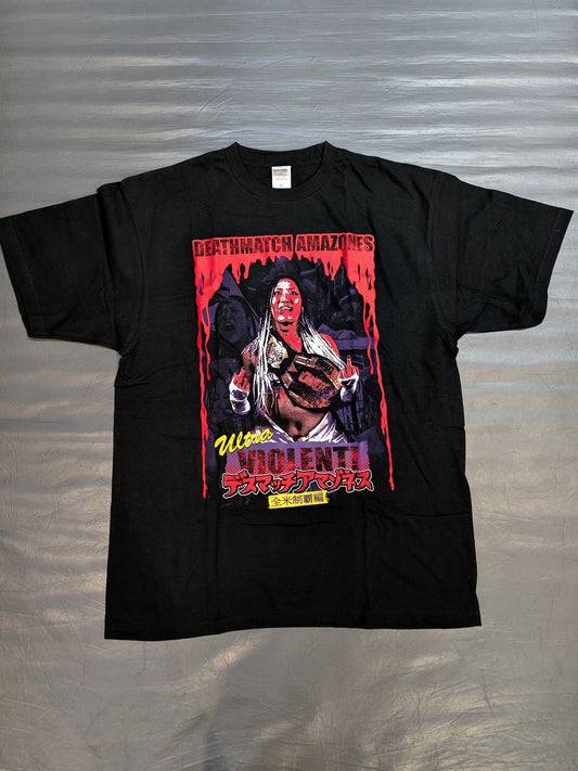 山下りな「デスマッチアマゾネス 全米制覇編」Tシャツ