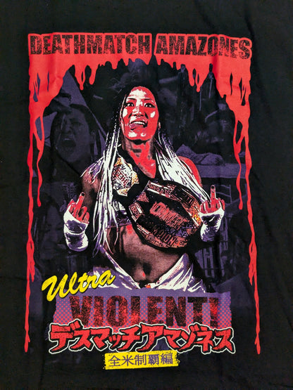Rina Yamashita "Deathmatch Amazoness: U.S. Conquest Edition" T-shirt