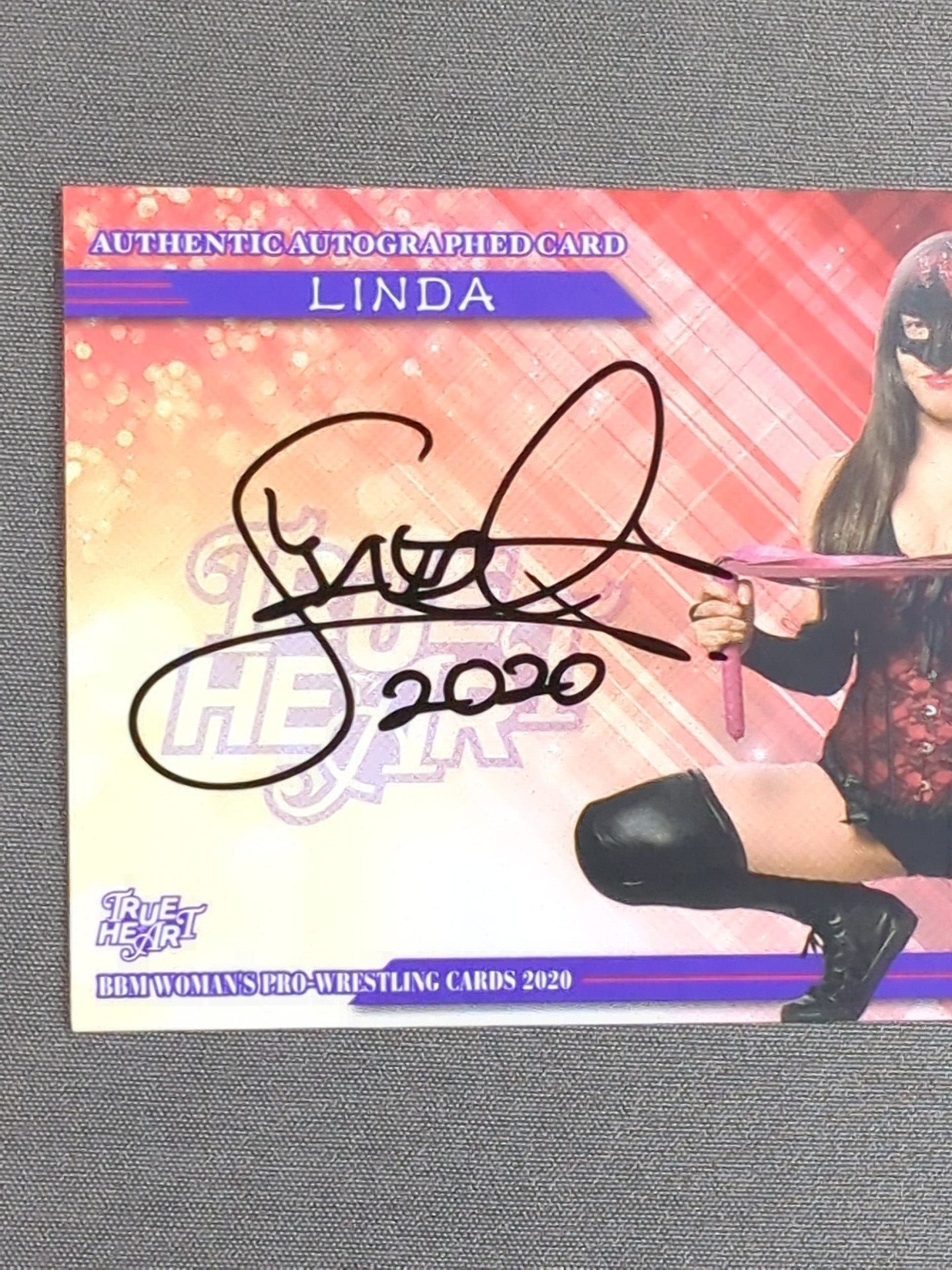 2020 BBM LINDA Official Autographed Card