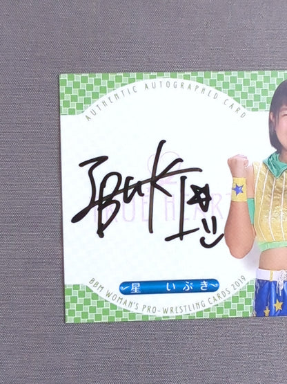 2019 BBM Ibuki Hoshi  Formula autographed card 