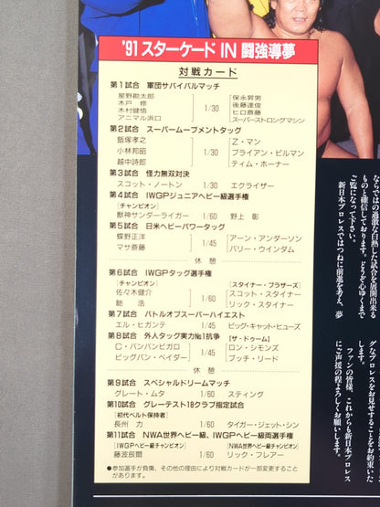 ★ Fujinami vs Flair NWA 91 ★ Starcade in Fighting Dream