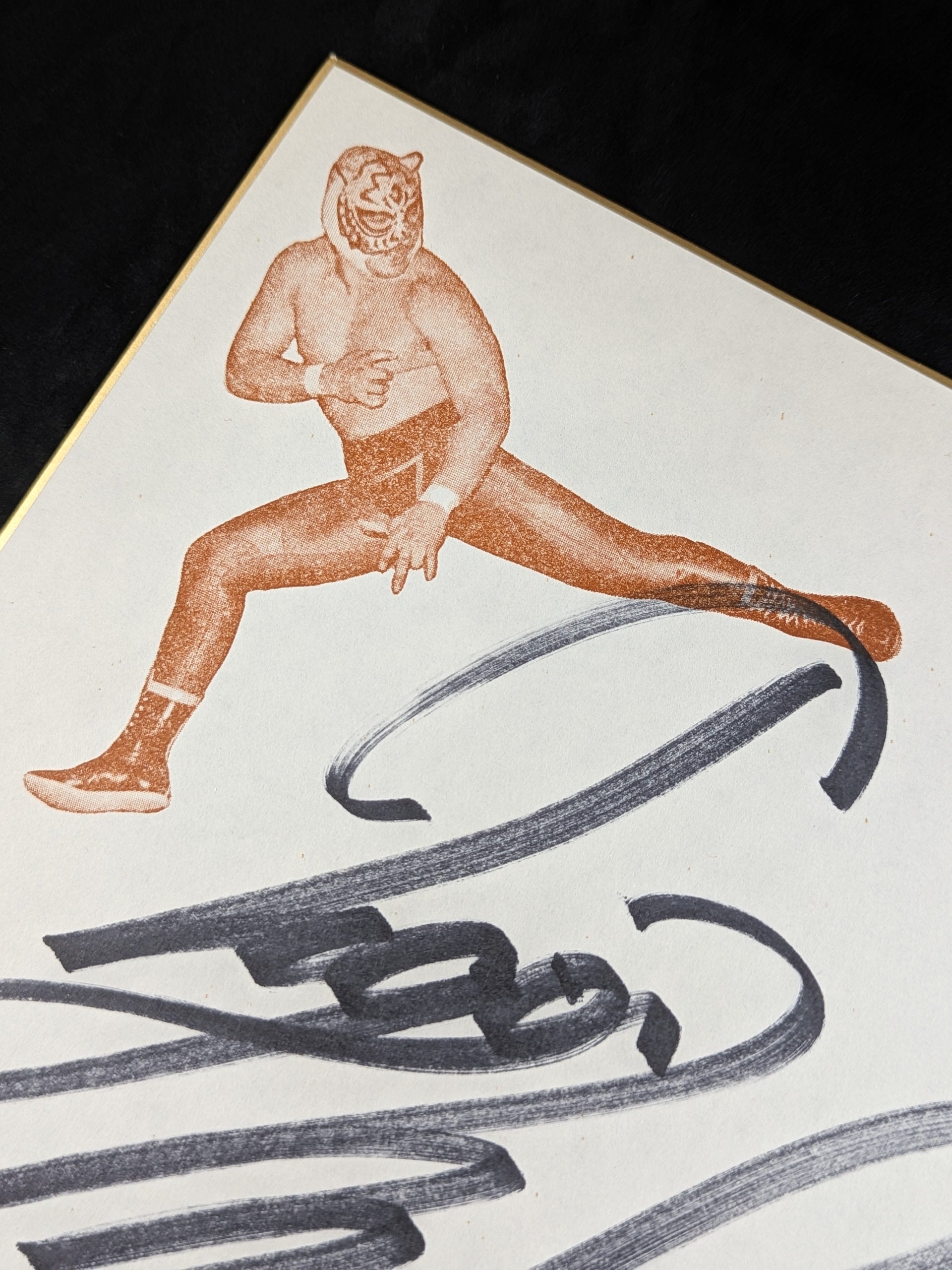 初代タイガーマスク(新日本プロレス専用色紙) – 闘道館