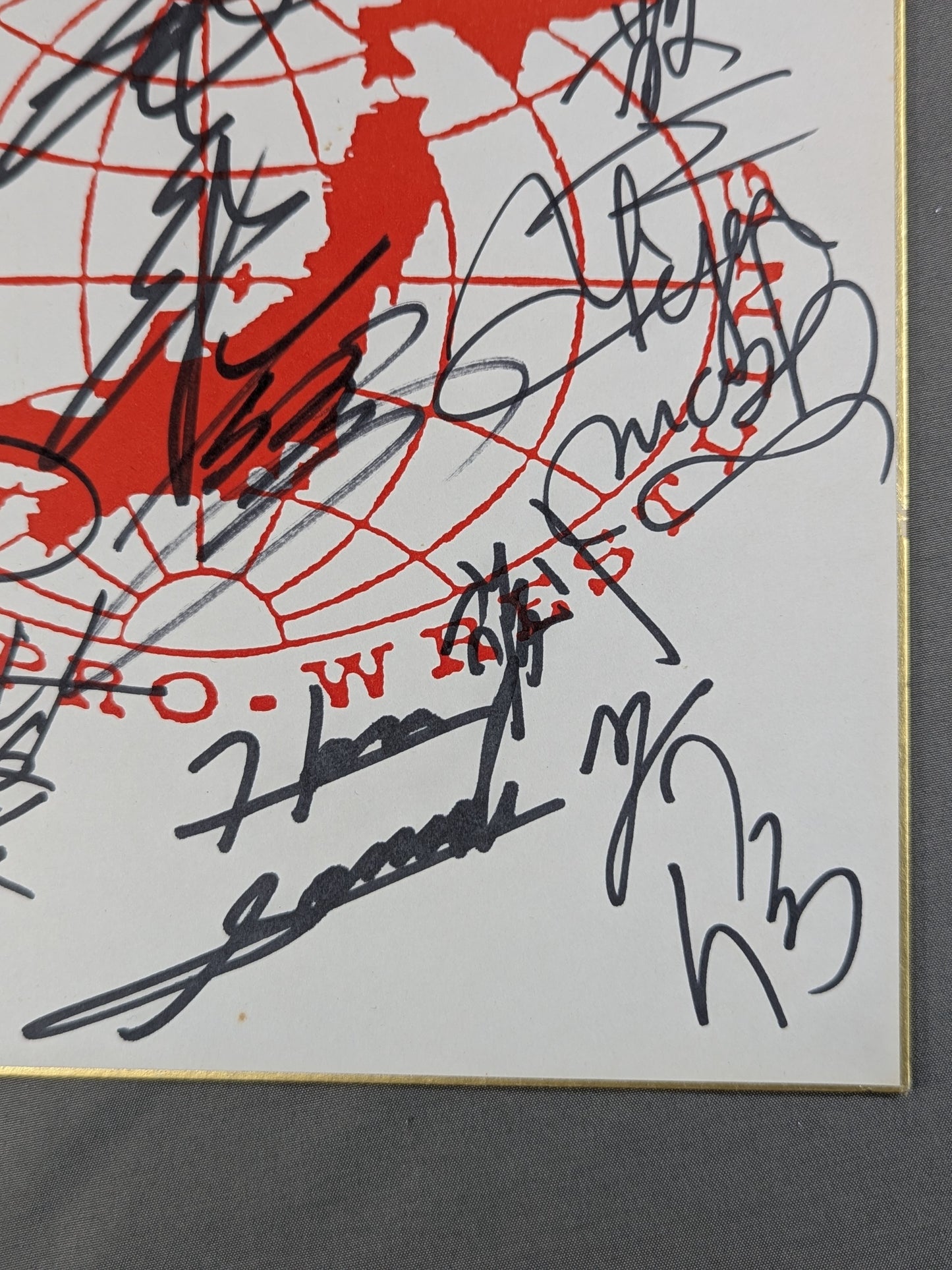 ★80年代の全日本プロレス★ 10選手 寄せ書き