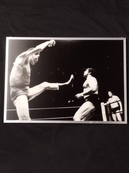 ★ Pro Wrestling Dream All-Star Game ★ Black and White photo panel
