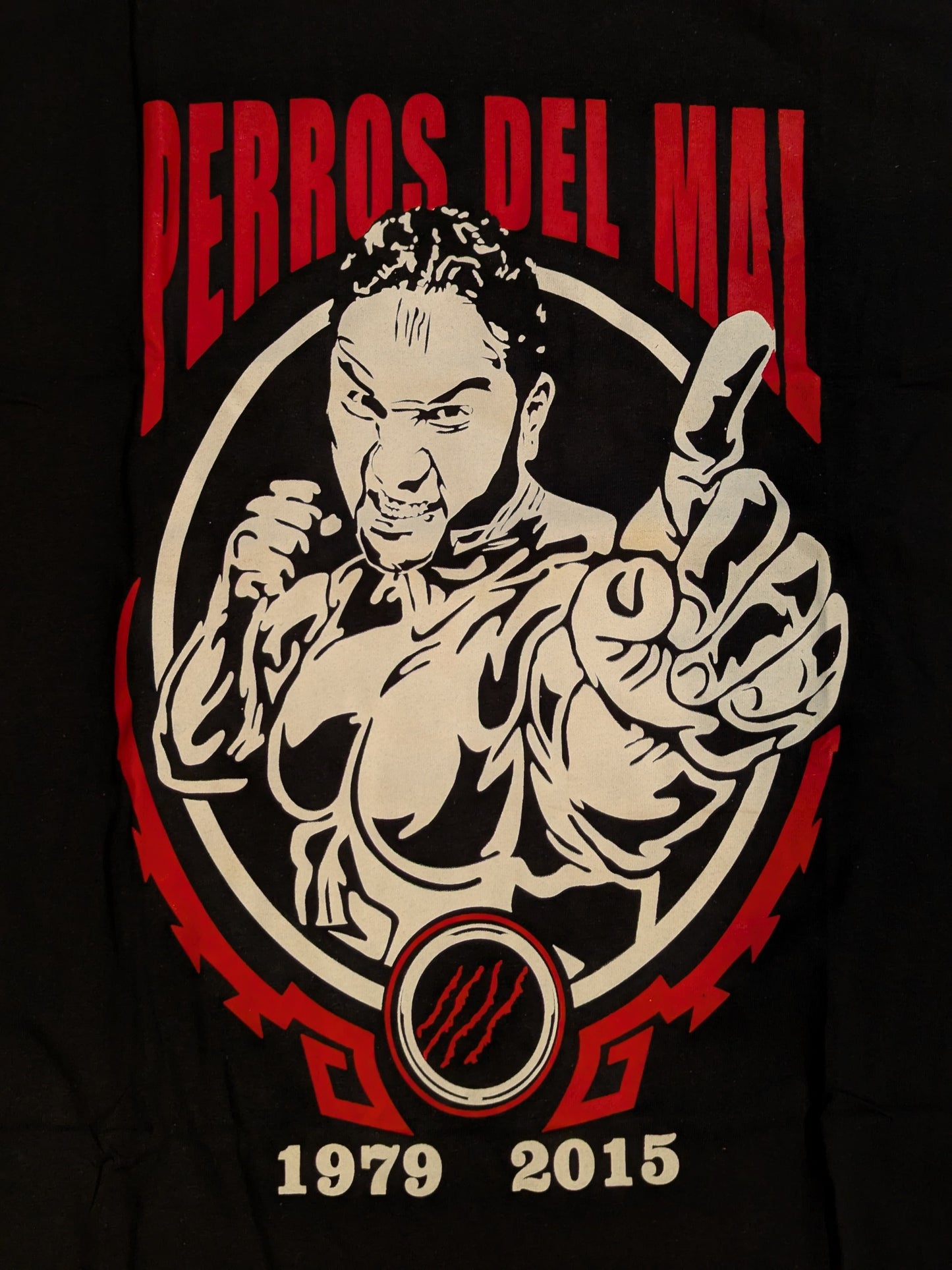ペロ・アグアヨ・ジュニア「PERROS DEL MAL」イラストTシャツ
