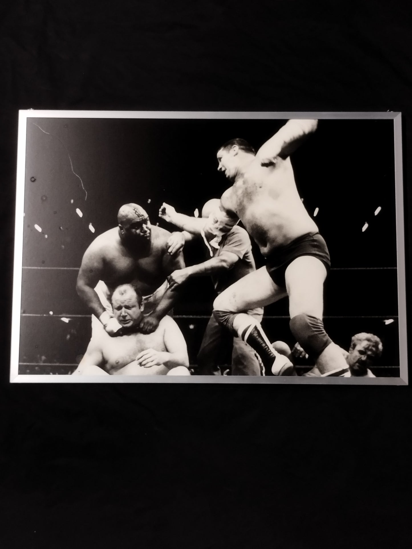 ★ World Open Tag Fighters Rights ★: Black and White photo panel