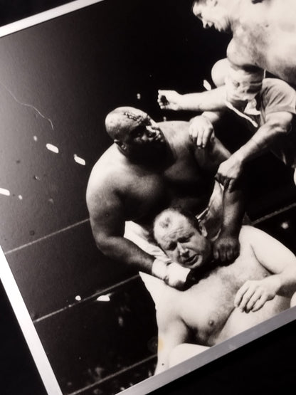 ★ World Open Tag Fighters Rights ★: Black and White photo panel