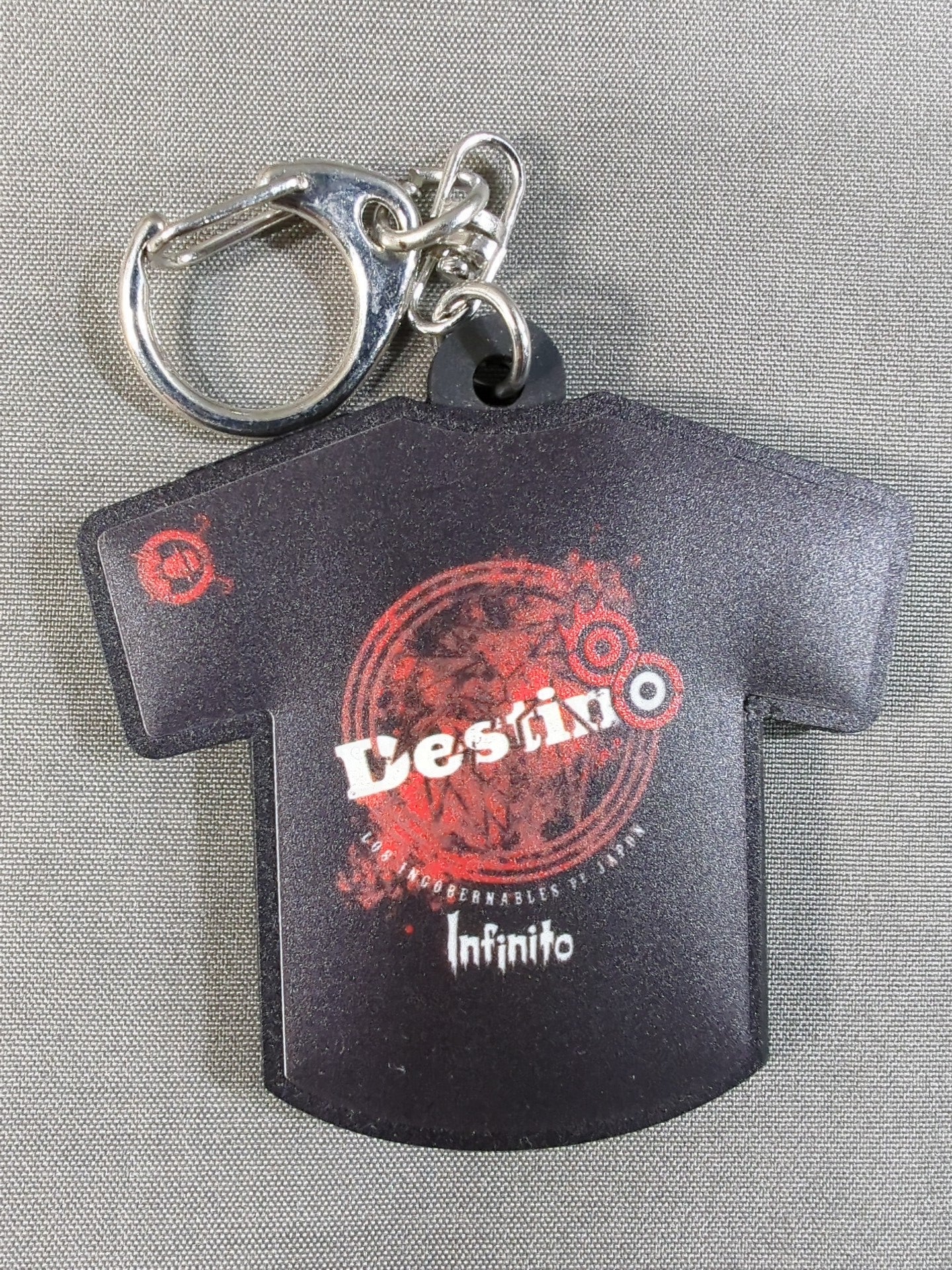 Tetsuya Naito New Japan Pro Wrestling Logo T-shirt Rubber Keychain