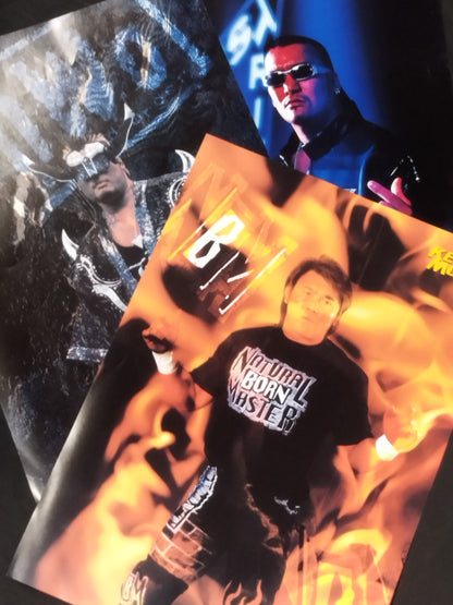 ★ Chono & Muto & Tenzan ★ New Japan Pro Wrestling Extra Large Pro-Photo Set