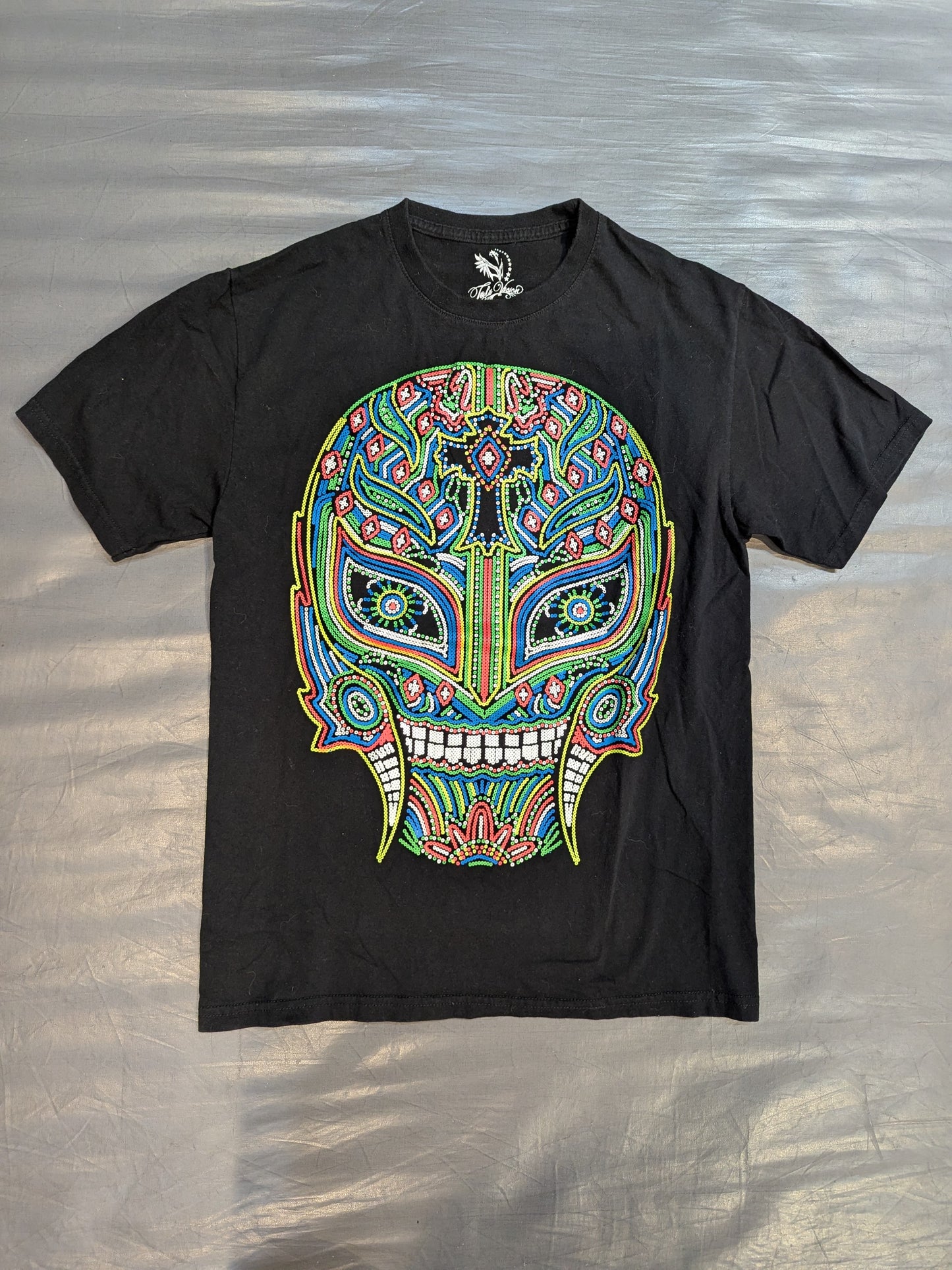 レイ・ミステリオ マスクイラストTシャツ(ブラック)