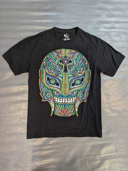 レイ・ミステリオ マスクイラストTシャツ(ブラック)