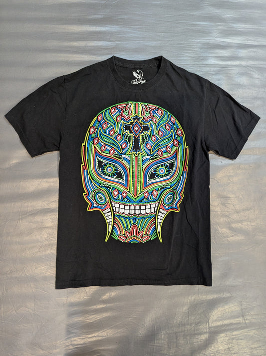 レイ・ミステリオ マスクイラストTシャツ(ブラック)