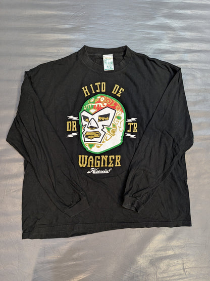 Hijo de Dr. Wagner Jr ×HAOMING Illustrated Long Sleeve T-Shirt