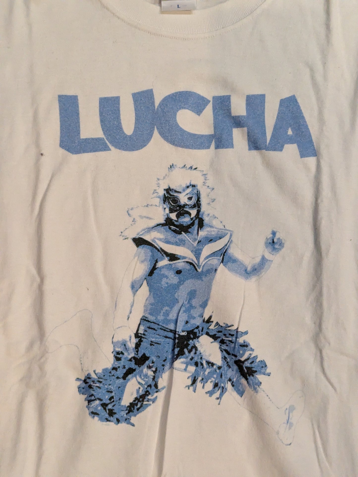 獅龍「LUCHA」イラストTシャツ