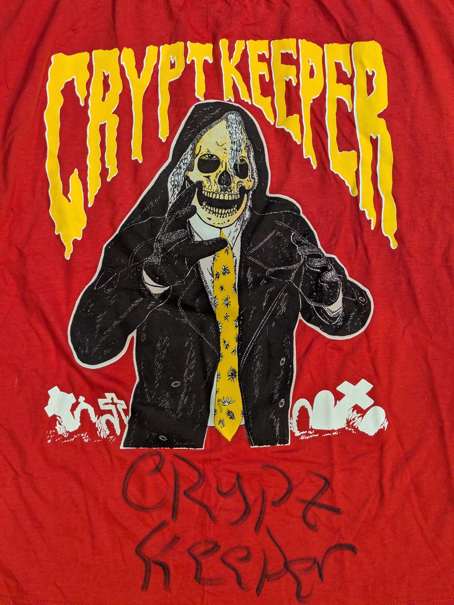 【hand signed autograph】Crypto Keeper Illustration T-Shirt
