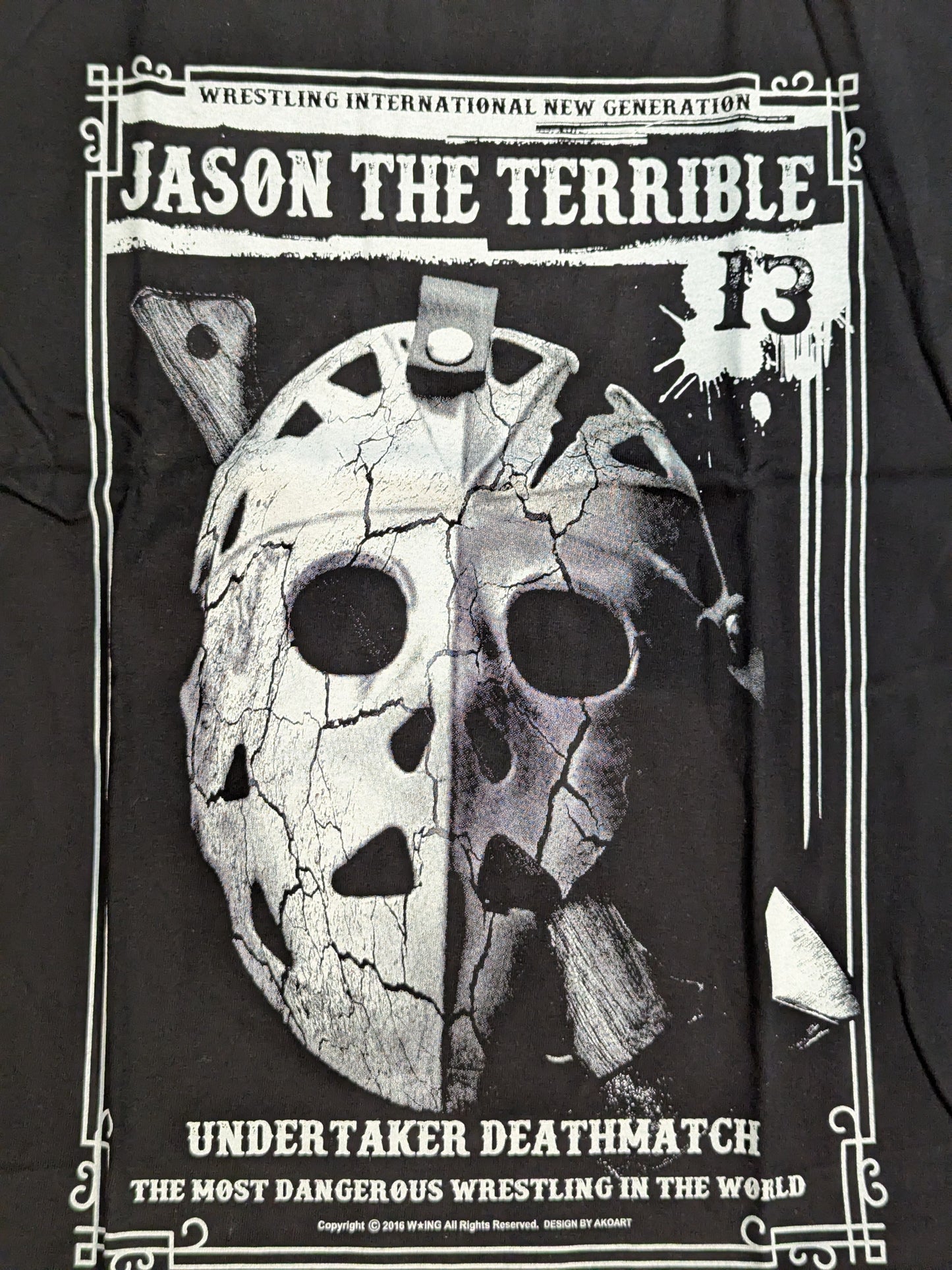 Jason the Terribble "UNDERTAKER DEATHMATCH" Picture T-Shirt