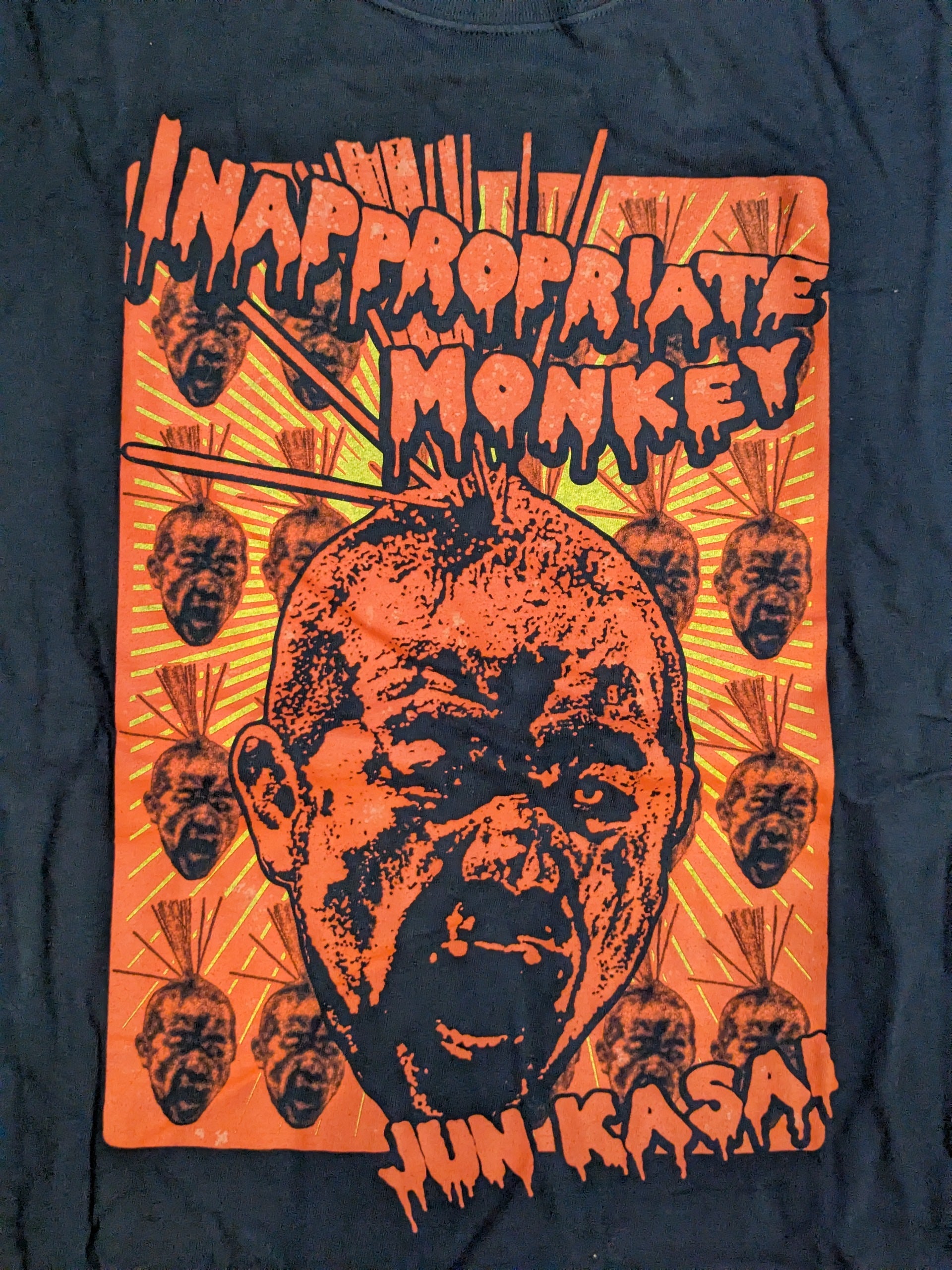 葛西純　Tシャツ 葛西純「INAPPROPRIATE MONKEY」Tシャツ – 闘道館
