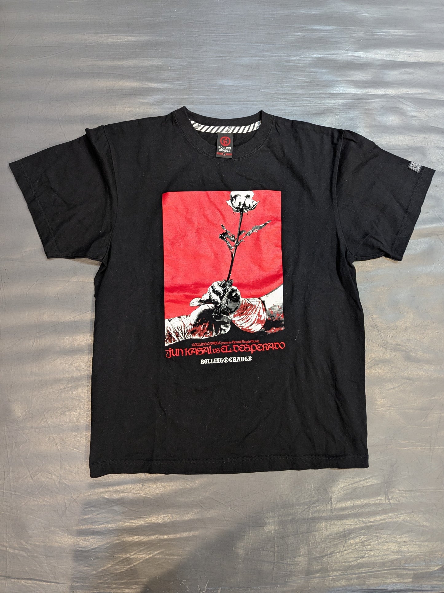 Jun Kasai × El Desperado "DEATH PAIN "I'm so glad I met you" T-shirt