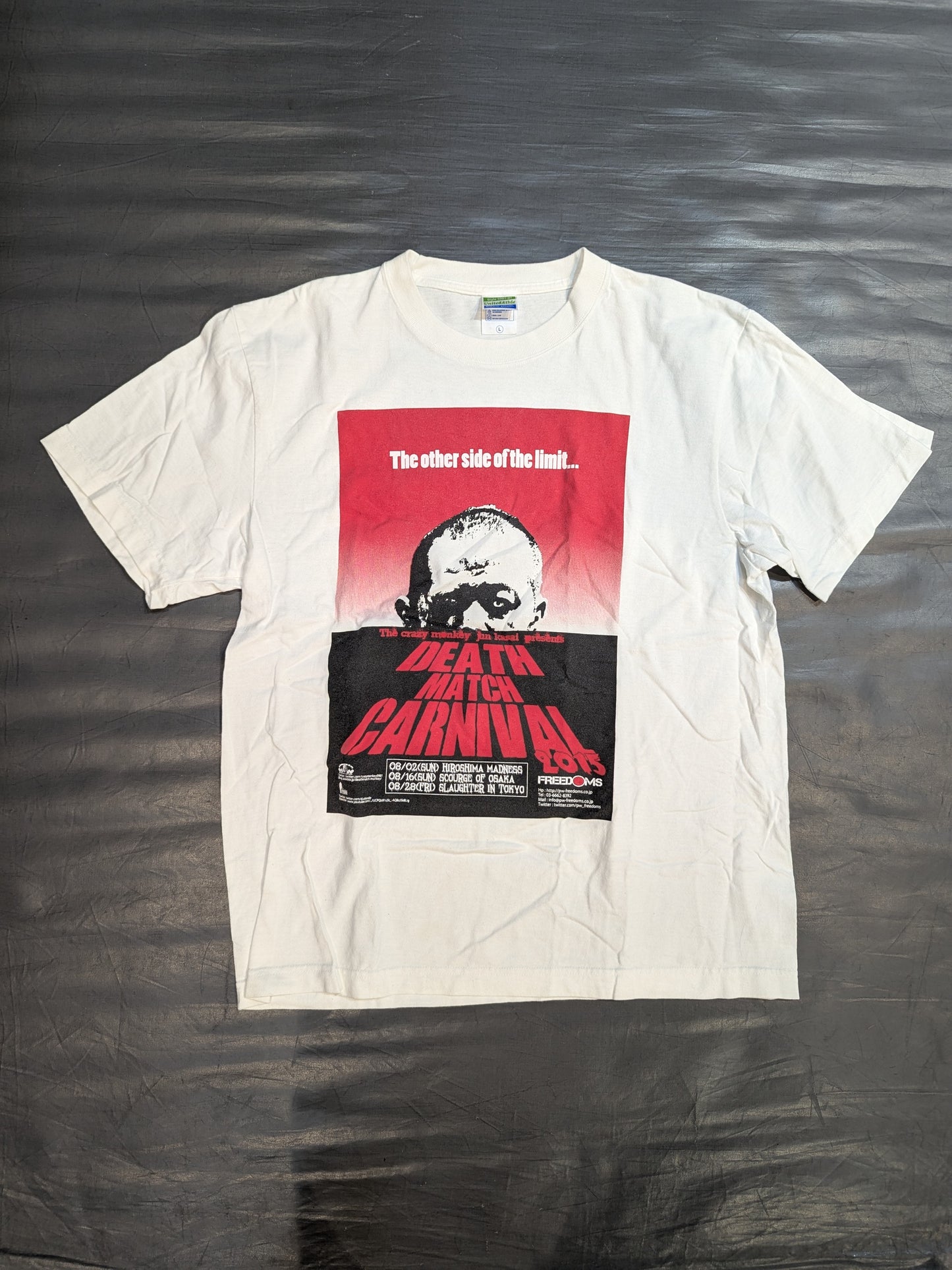 Jun Kasai Produced 'Deathmatch Carnival 2015' T-shirt