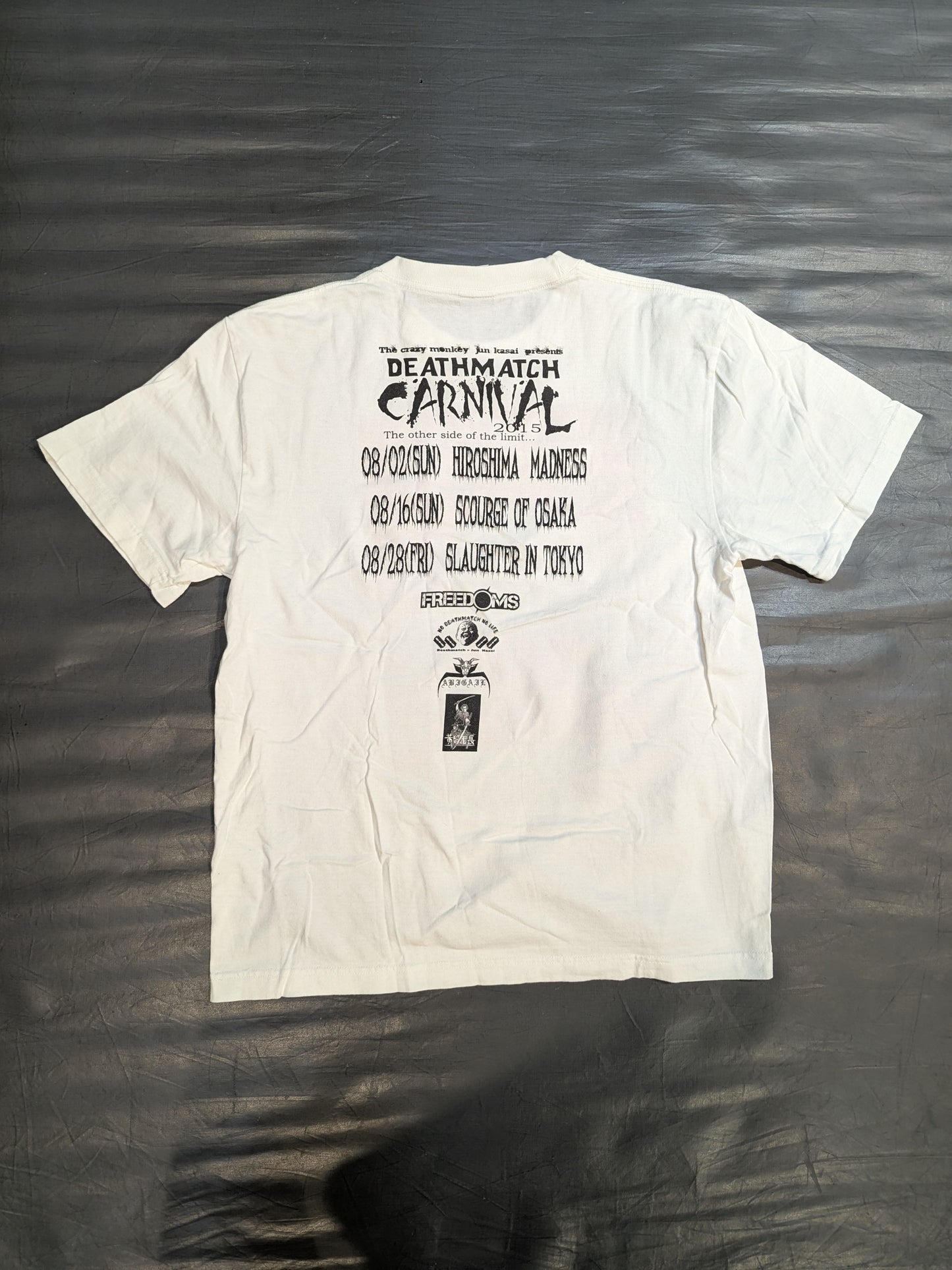 Jun Kasai Produced 'Deathmatch Carnival 2015' T-shirt