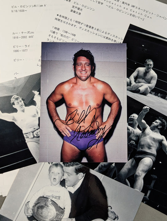 【直筆サイン入り】ビル・ロビンソン 写真セット
