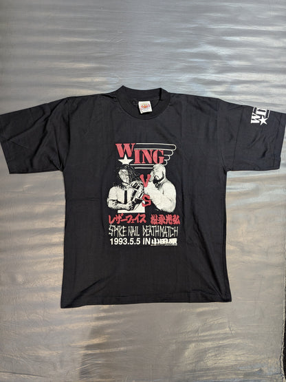 ★SPIKE NAIL DEATHMATCH★ Leather Face vs Mitsuhiro Matsunaga (1993.5.5 IN Odawara) T-shirt