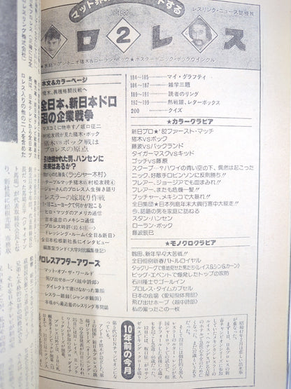月刊プロレス 1982年2月号