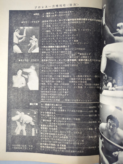 月刊プロレス 1976年1月号増刊
