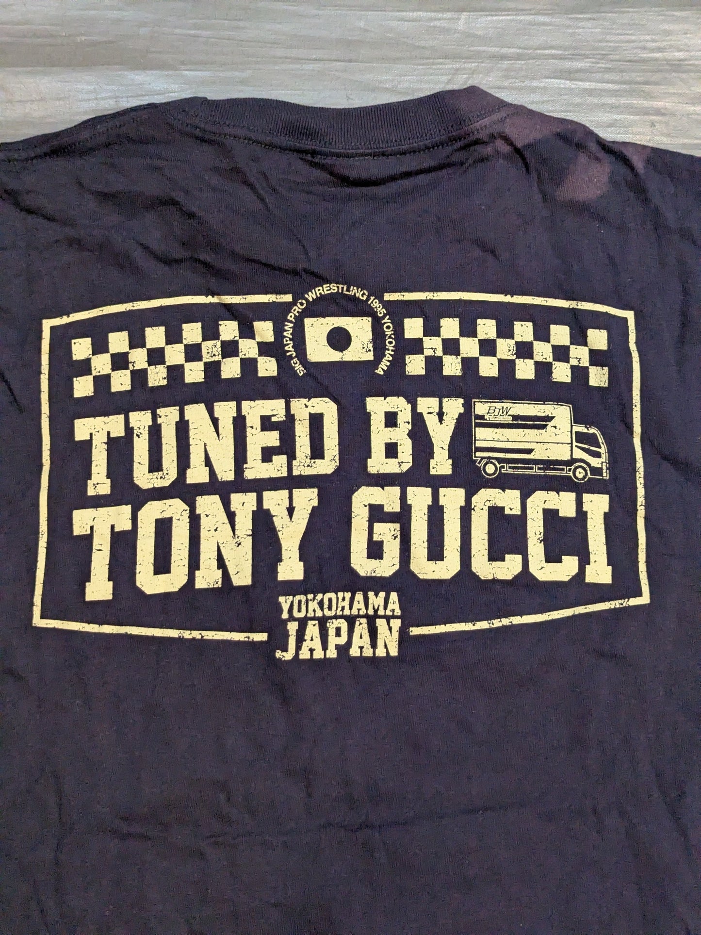 谷口裕一「YOKOHAMA JAPAN 95 TANIGUTHI MOTORS」Tシャツ