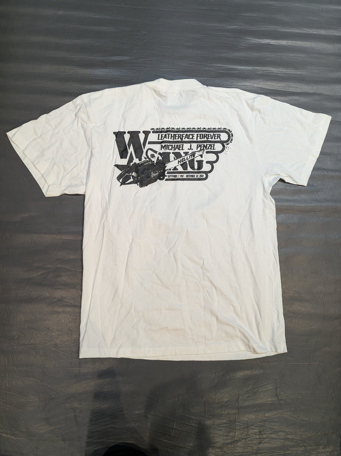 Leatherface & Freddy Kruger "SPLATTER OF TERROR" T-Shirt