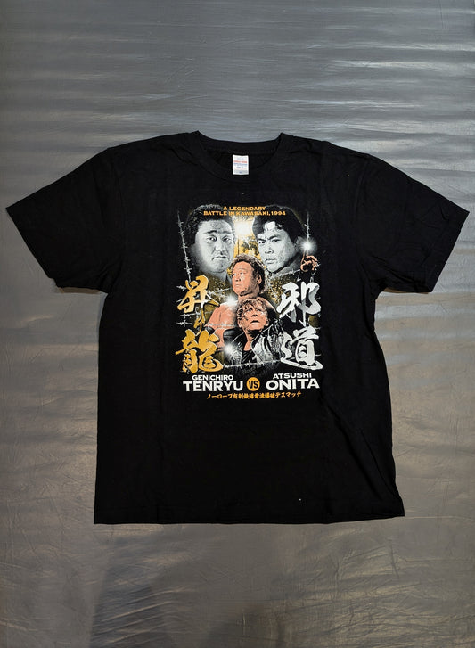 天龍源一郎vs大仁田厚 コラボTシャツ