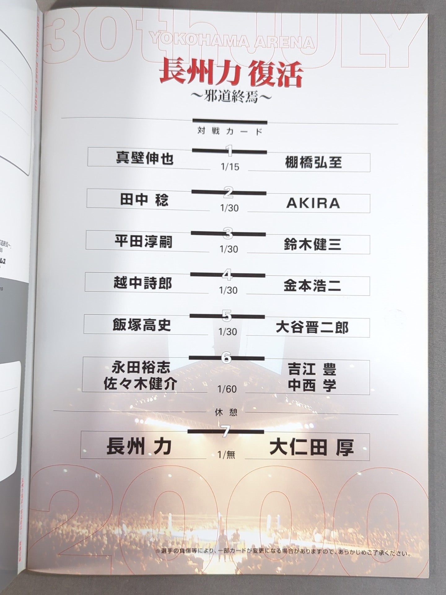★長州vs大仁田 電流爆破戦★ 長州力復活 邪道終焉