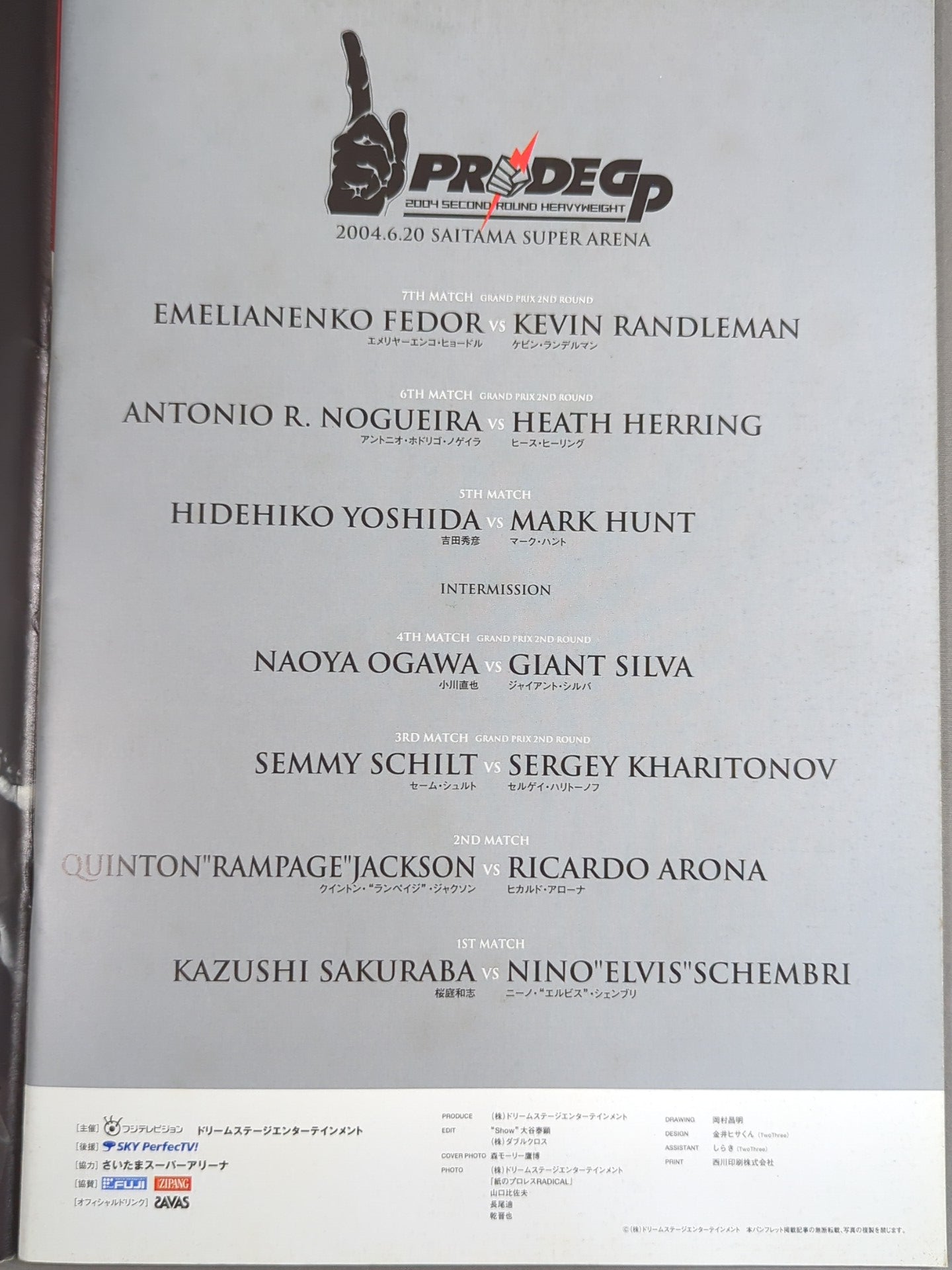 PRIDE GP 2004 SECOND ROUND