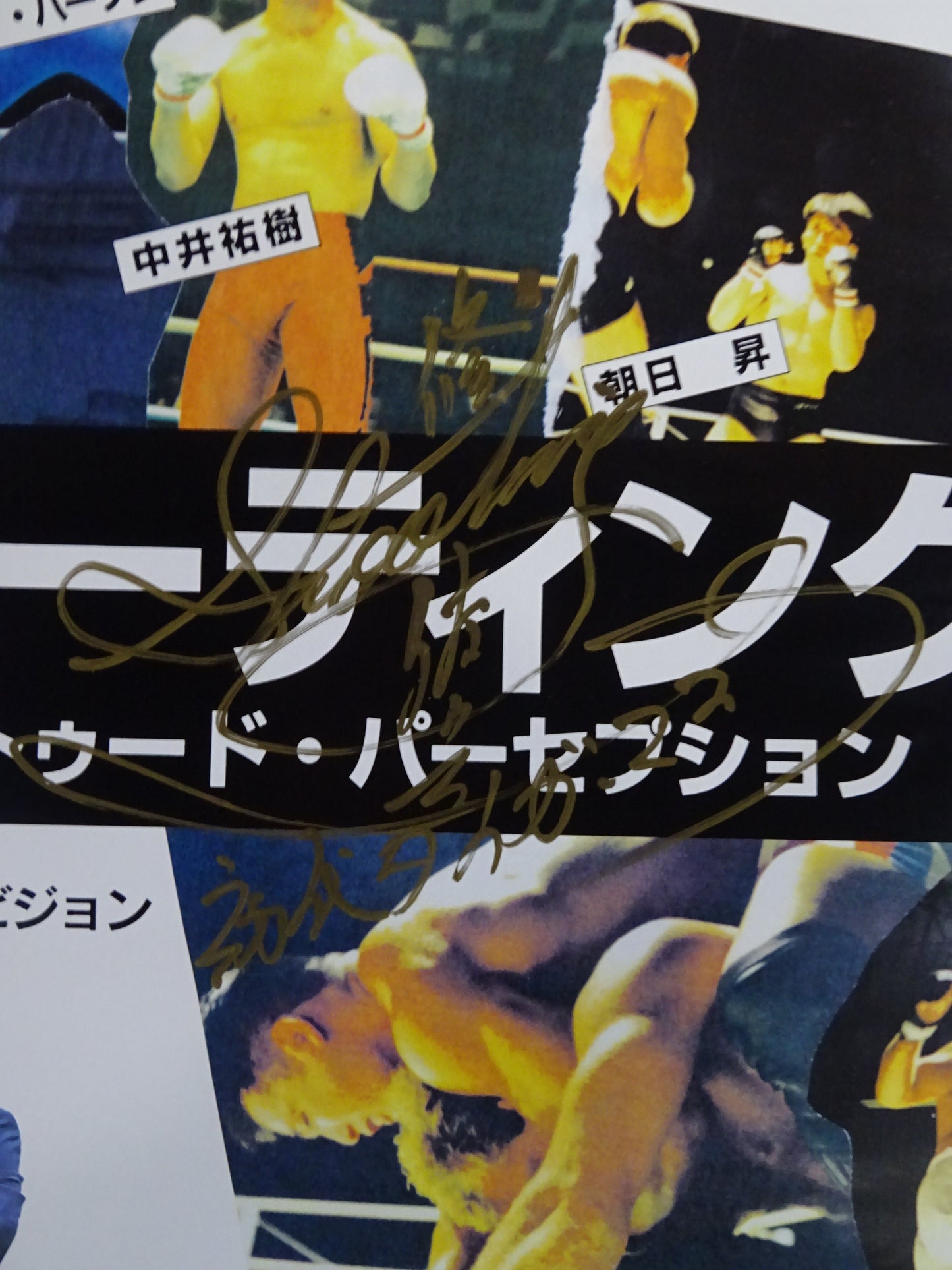 [First Tiger Mask hand signed autograph ] Professional Shooting Baritude Perception