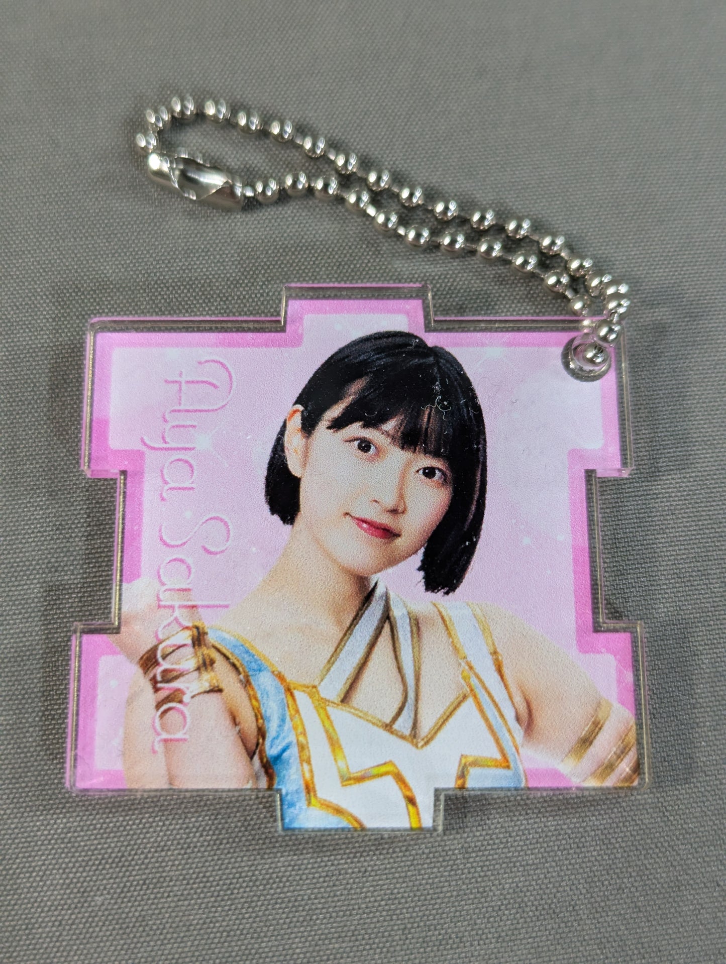 AYA SAKURA  Stardom Random Puzzle Keychain