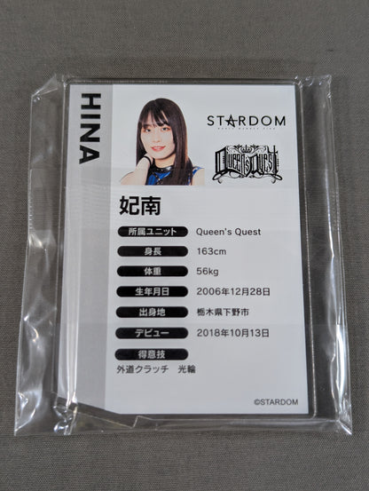 HINA Random Acrylic Trading Card  2022