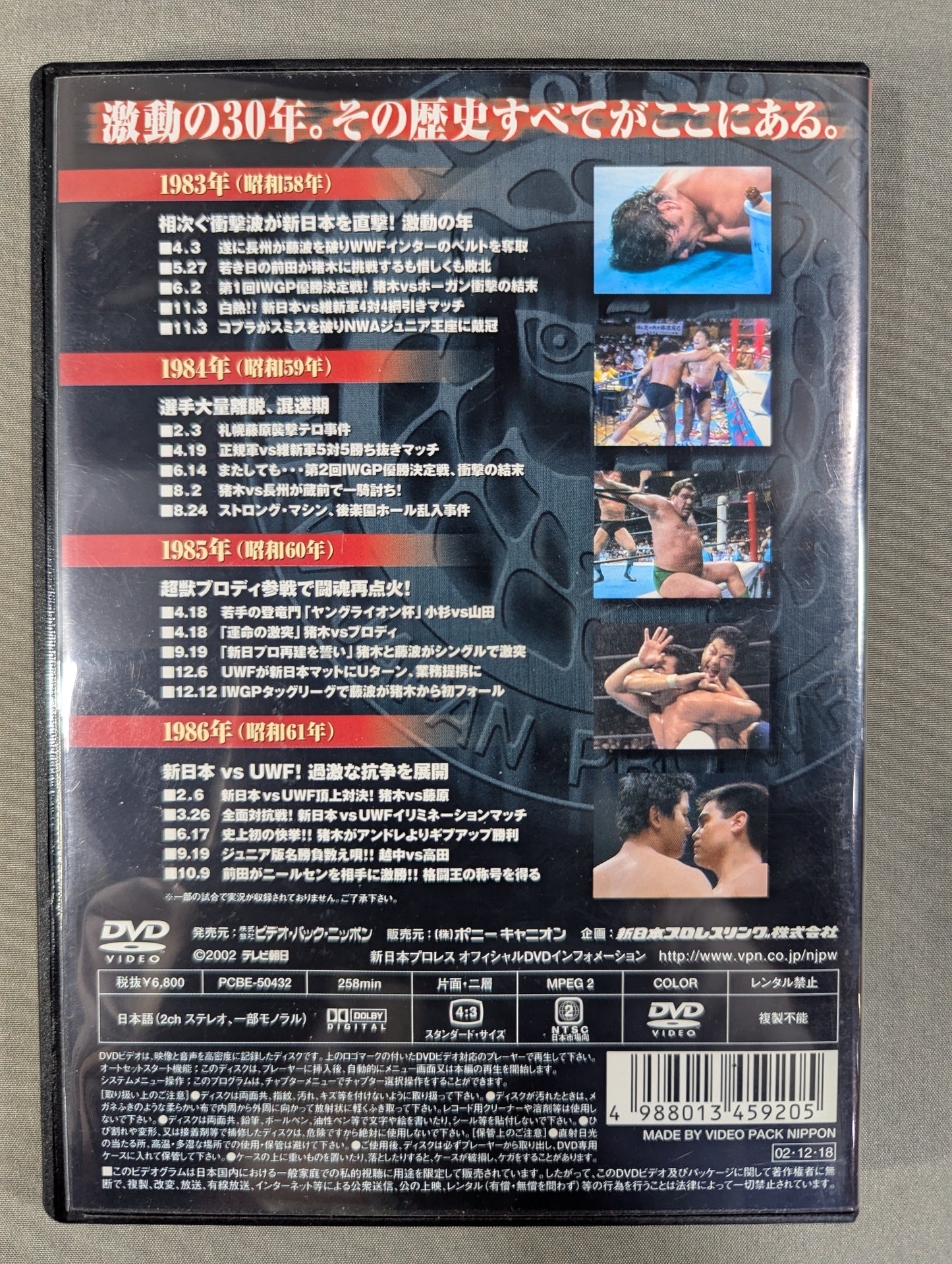 The Complete History of New Japan Pro Wrestling: Thirty Years of Turbulent Trajectory 1983~1986