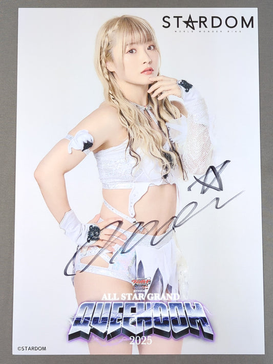 なつぽい 直筆サイン入り ALL STAR GRAND QUEENDOM 2025 ポートレート