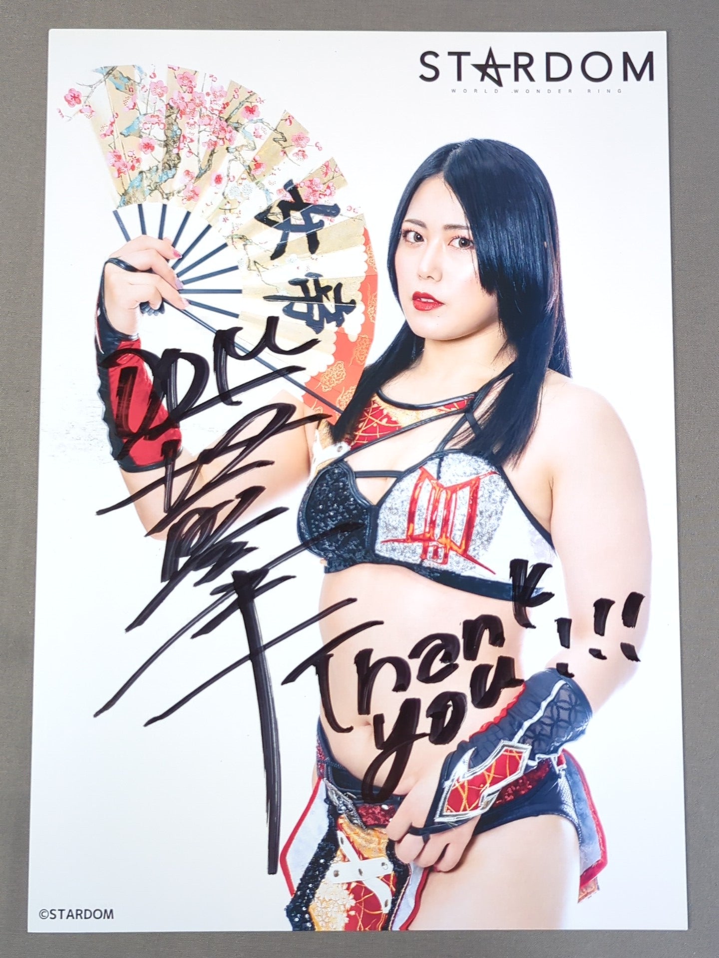 舞華 直筆サイン入り スターダムポートレート(U-5)