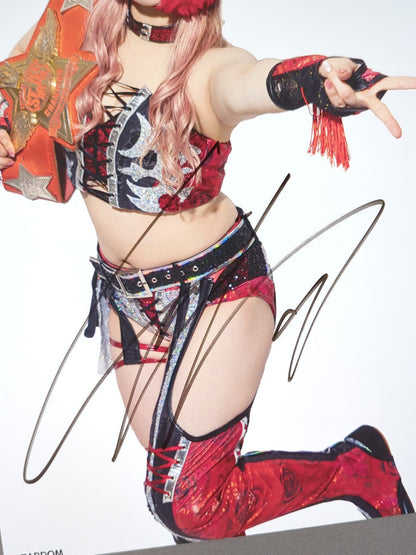 STARLIGHT KID  hand signed autograph  Starda Mu Pro-Photo (H-9)