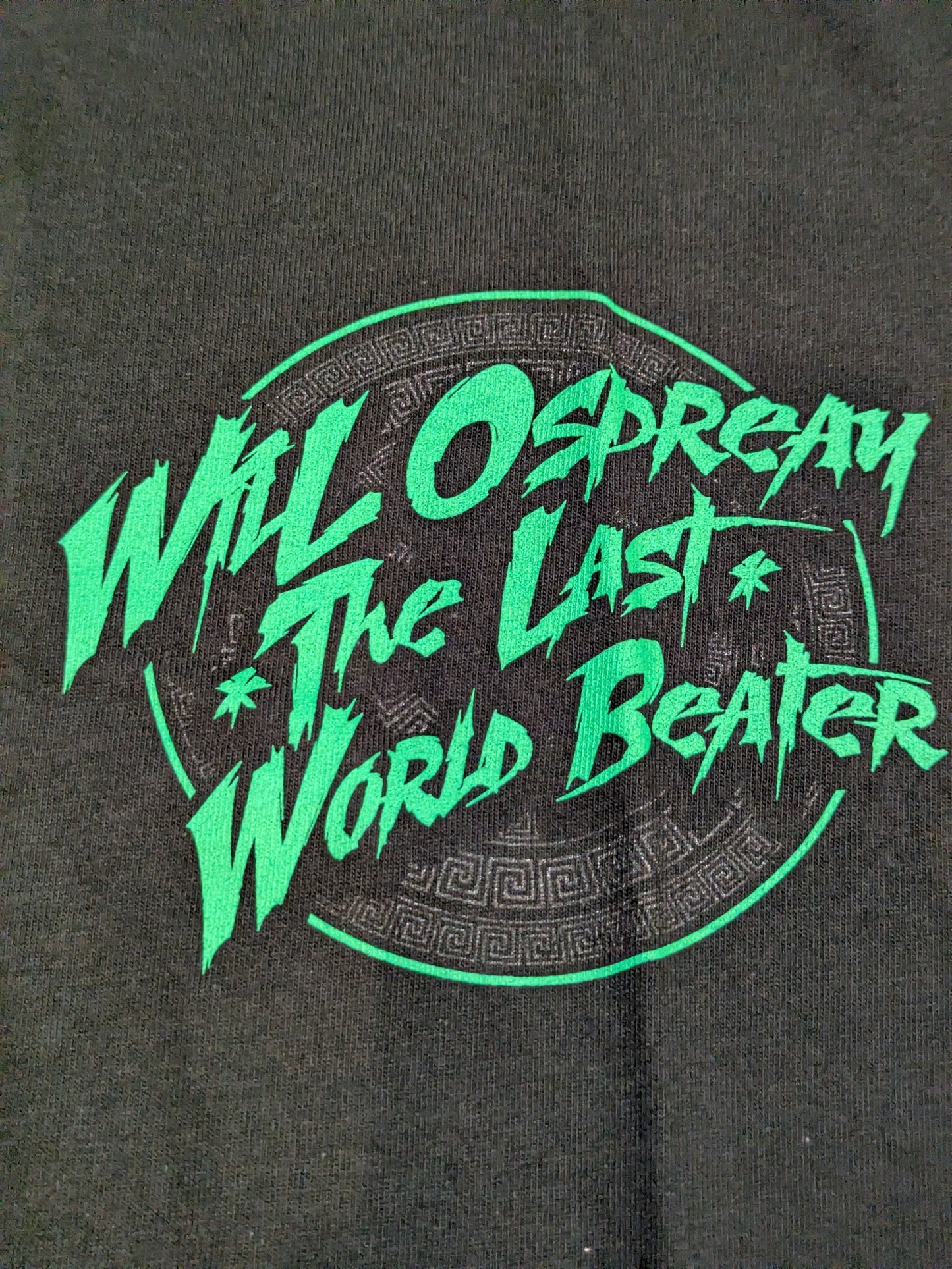 Will Ospreay  "THE LAST WORLD BEATER" T-shirt (one-point logo)