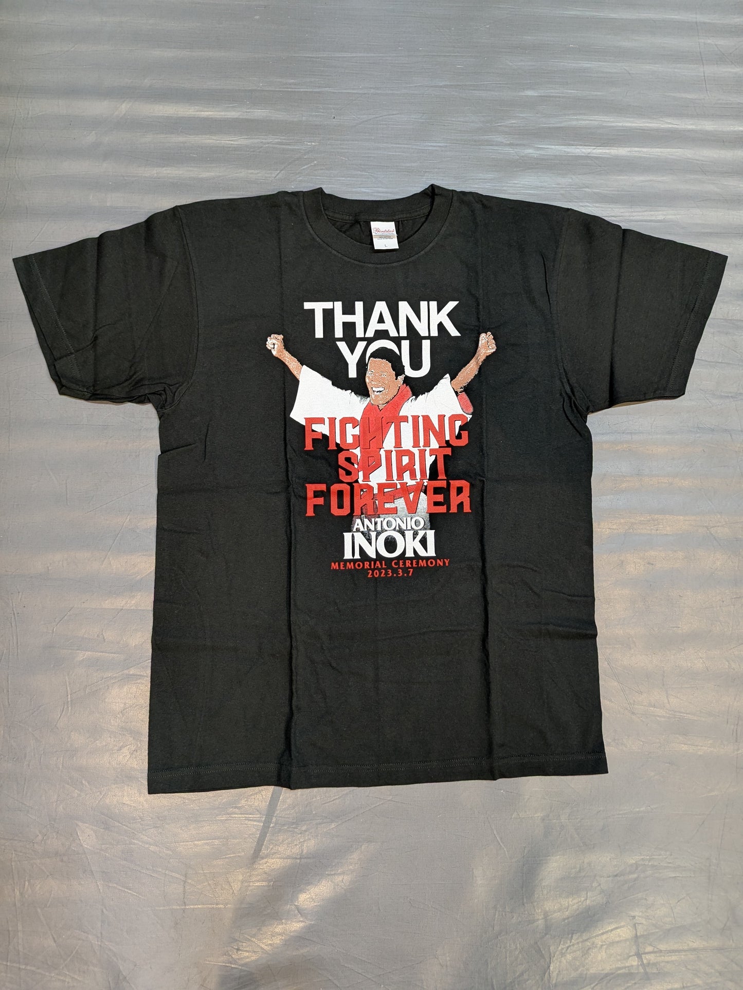 アントニオ猪木「MEMORIAL CEREMONY」Tシャツ(SMILE)