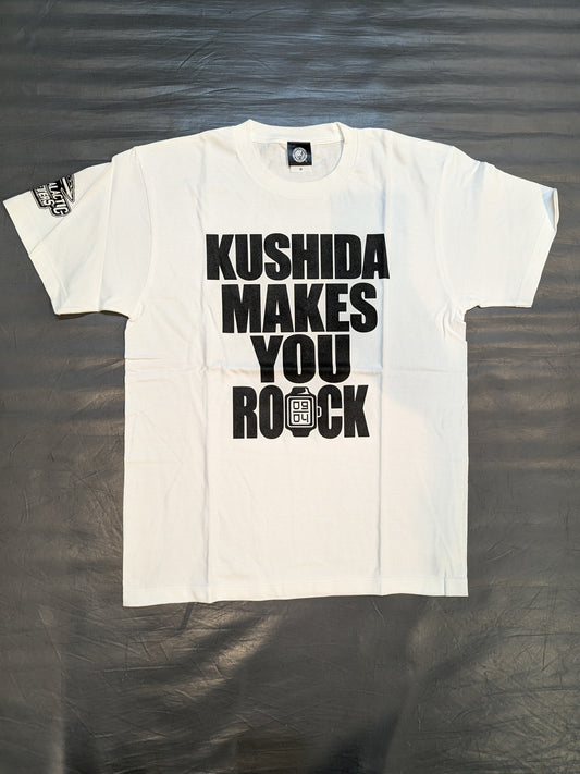 KUSHIDA「MAKES YOU ROCK」Tシャツ