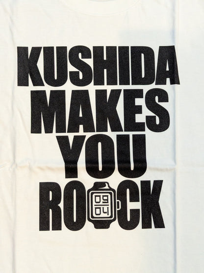 KUSHIDA「MAKES YOU ROCK」Tシャツ