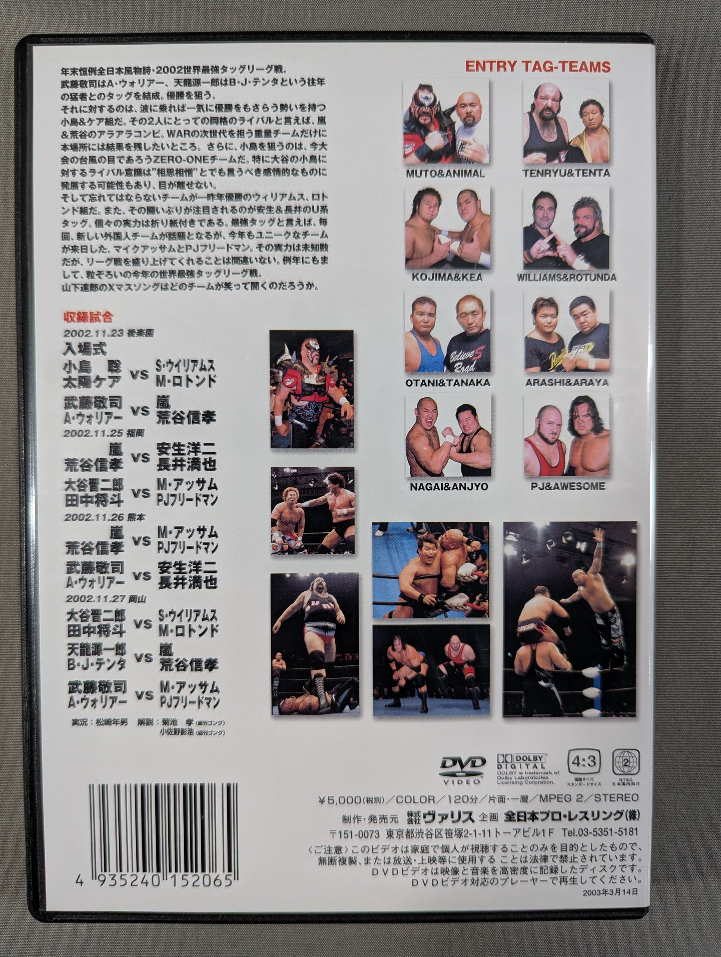 2002 Real World Tag League  PART.1