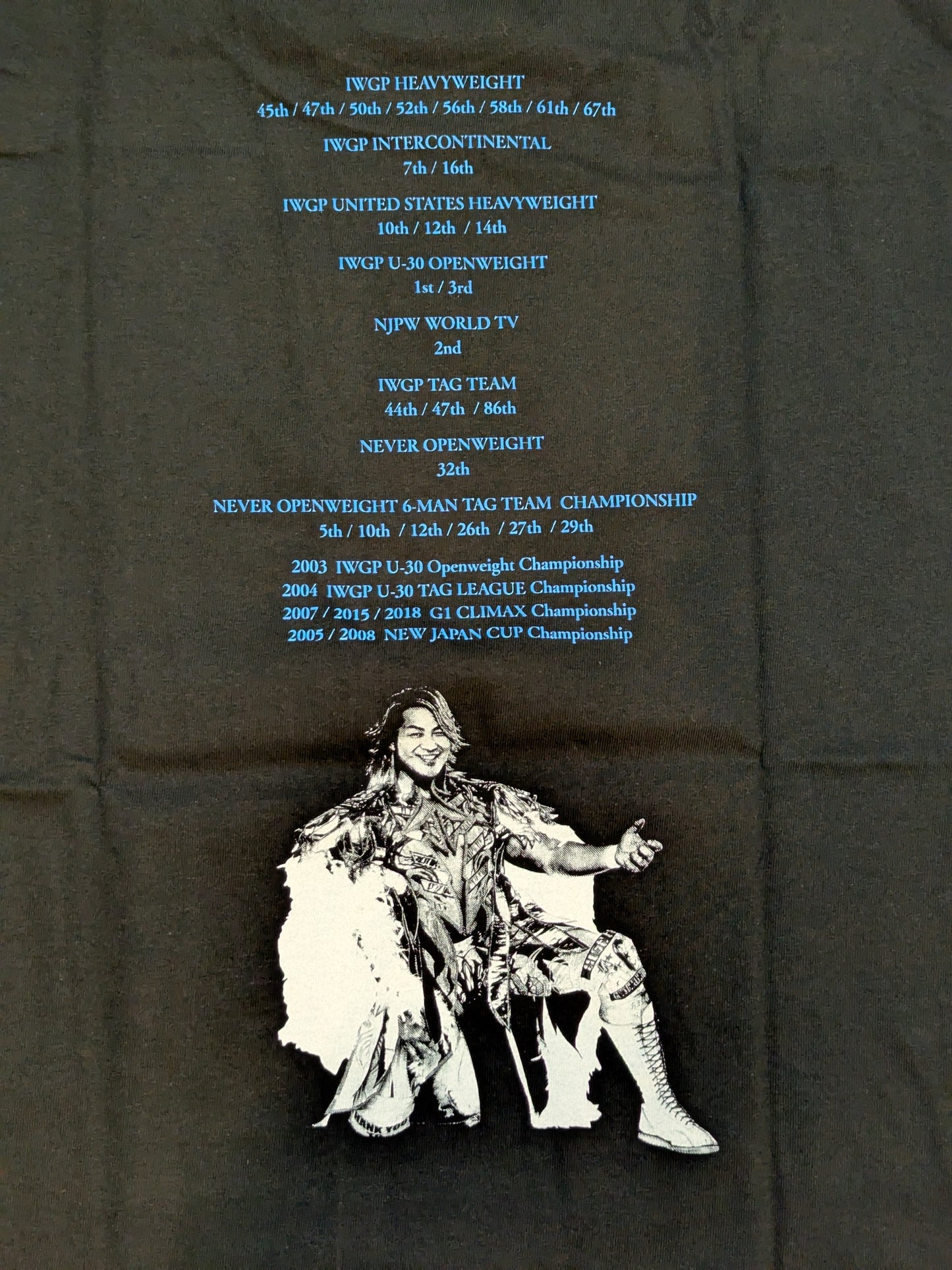 棚橋弘至「Final Road」引退記念Tシャツ
