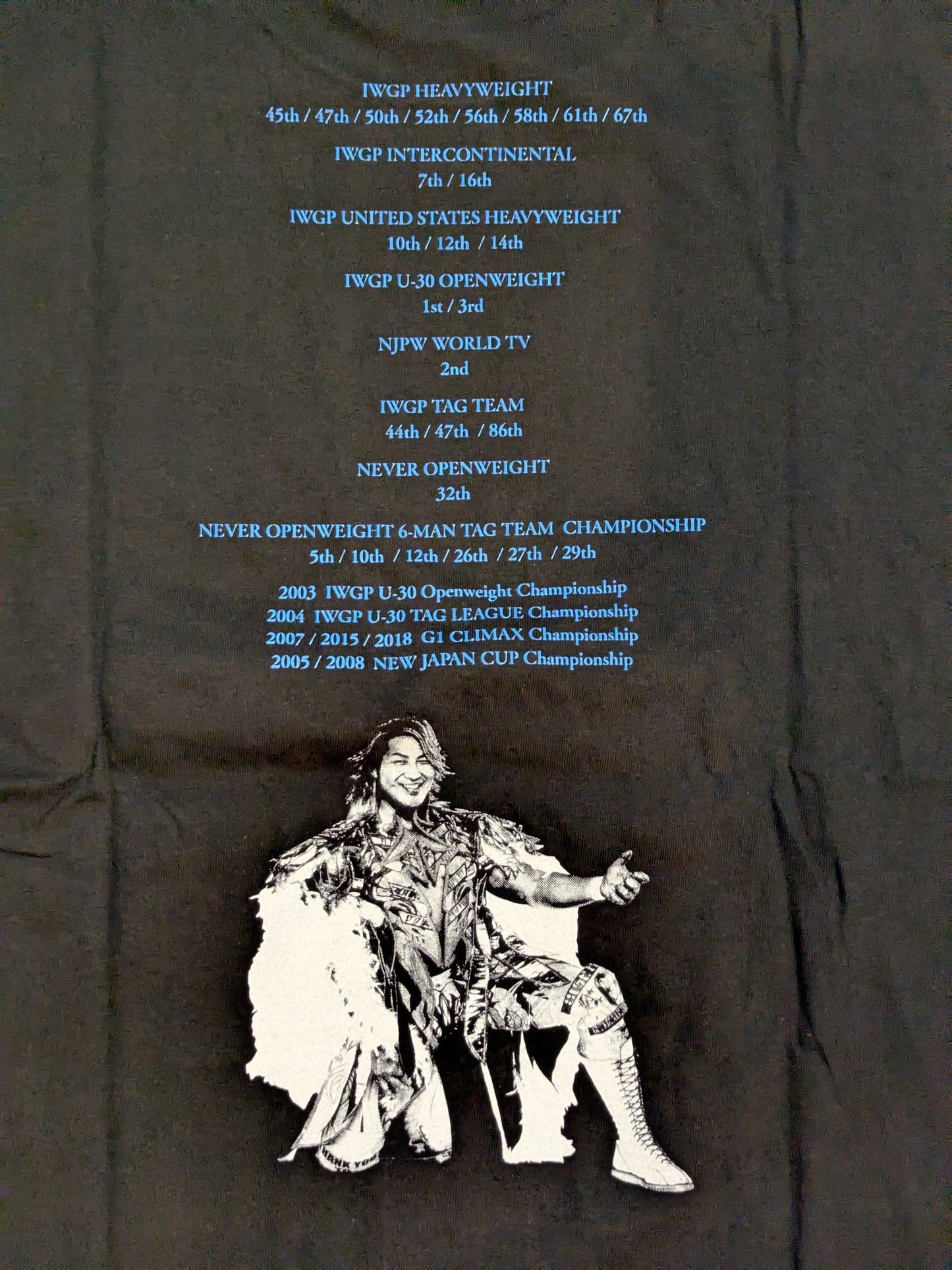 Hiroshi Tanahashi 'Final Road' Retirement Commemorative T-Shirt