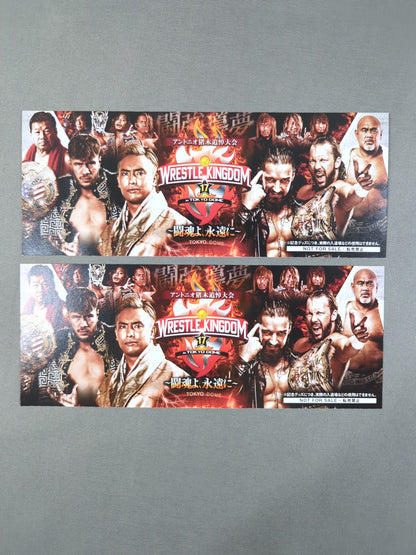 ★ ★ not sold in stores New Japan Pro Wrestling  1.4 Antonio Inoki  Memorial Tournament Commemorative Ticket