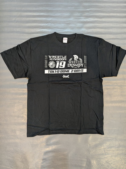 WRESTLE KINGDOM 19＆WRESTLE DYNASTY 大会記念Tシャツ