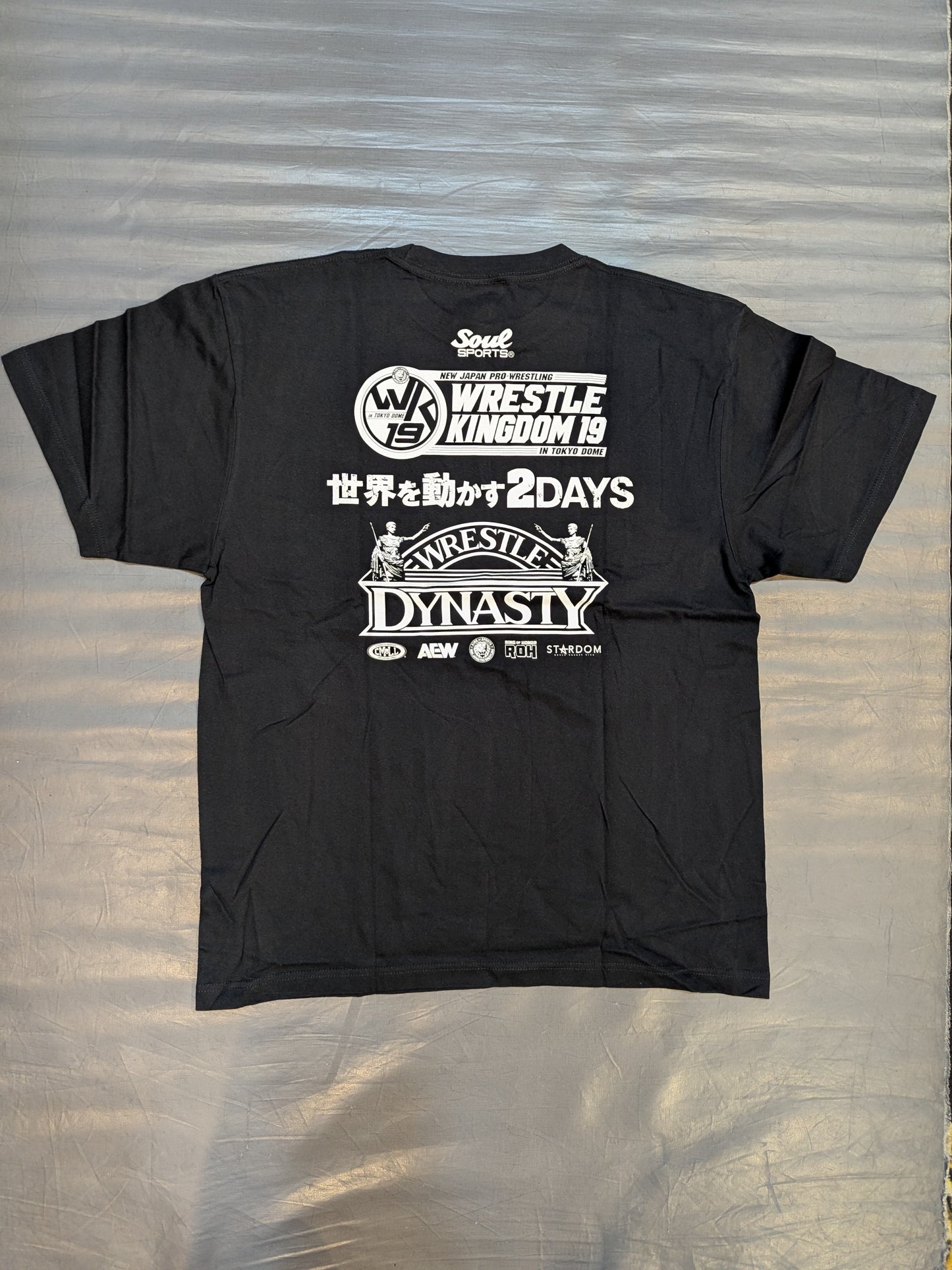 WRESTLE KINGDOM 19＆WRESTLE DYNASTY 大会記念Tシャツ